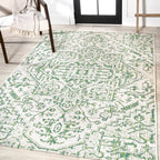 JONATHAN Y Charleston Medallion Indoor/Outdoor Area Rug