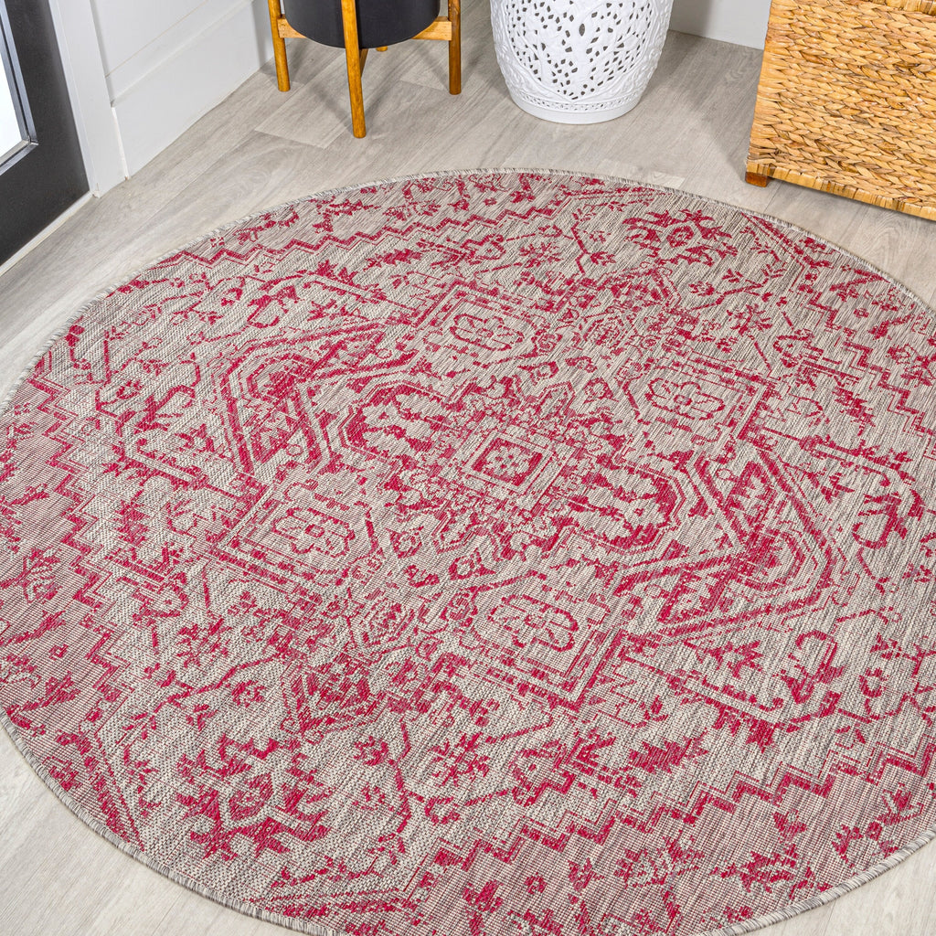 JONATHAN Y Charleston Medallion Indoor/Outdoor Area Rug
