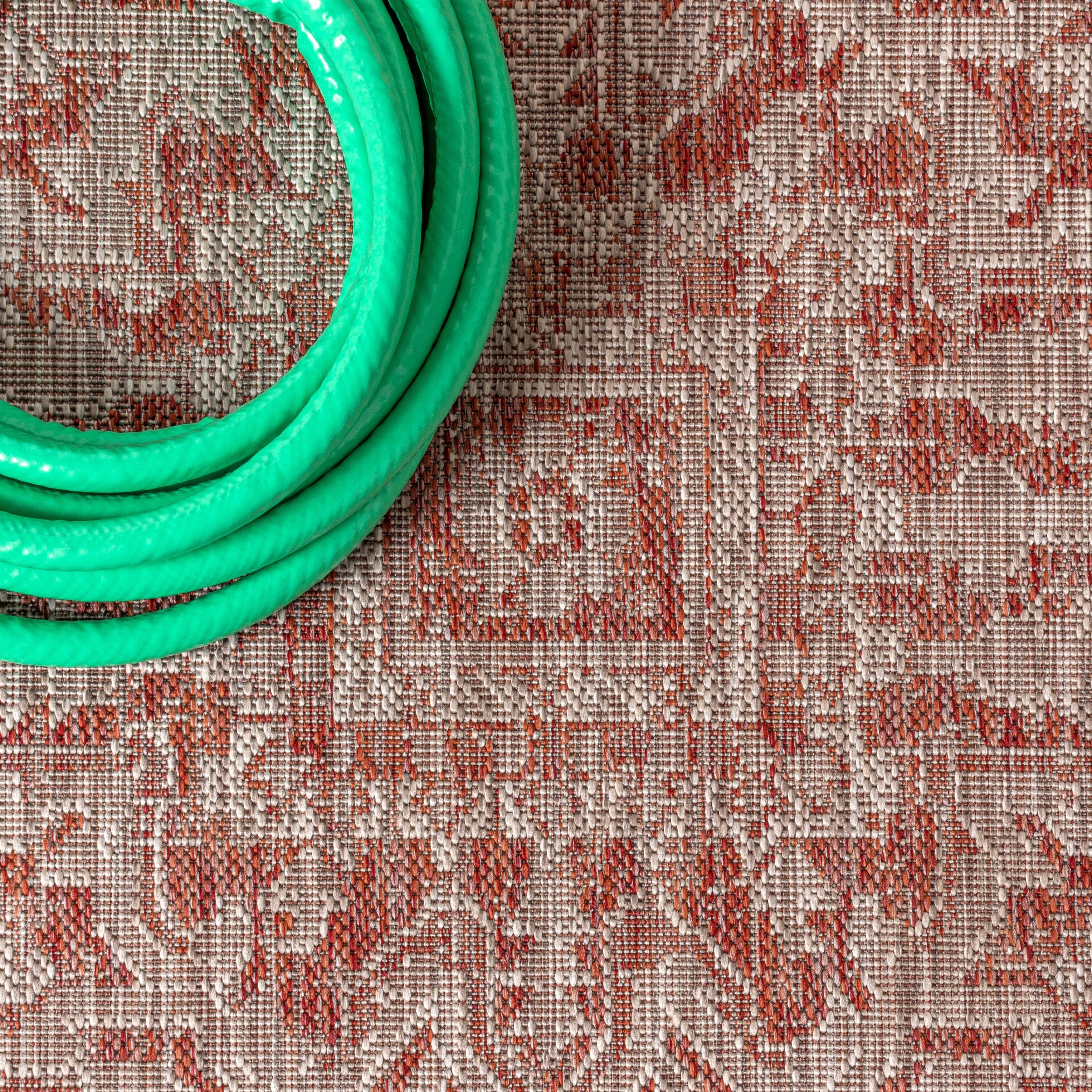 JONATHAN Y Charleston Medallion Indoor/Outdoor Area Rug