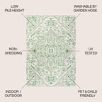 JONATHAN Y Charleston Medallion Indoor/Outdoor Area Rug