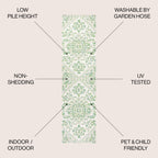 JONATHAN Y Charleston Medallion Indoor/Outdoor Area Rug