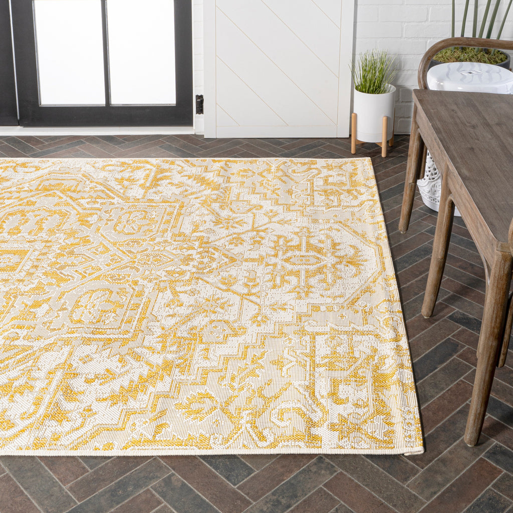 JONATHAN Y Charleston Medallion Indoor/Outdoor Area Rug