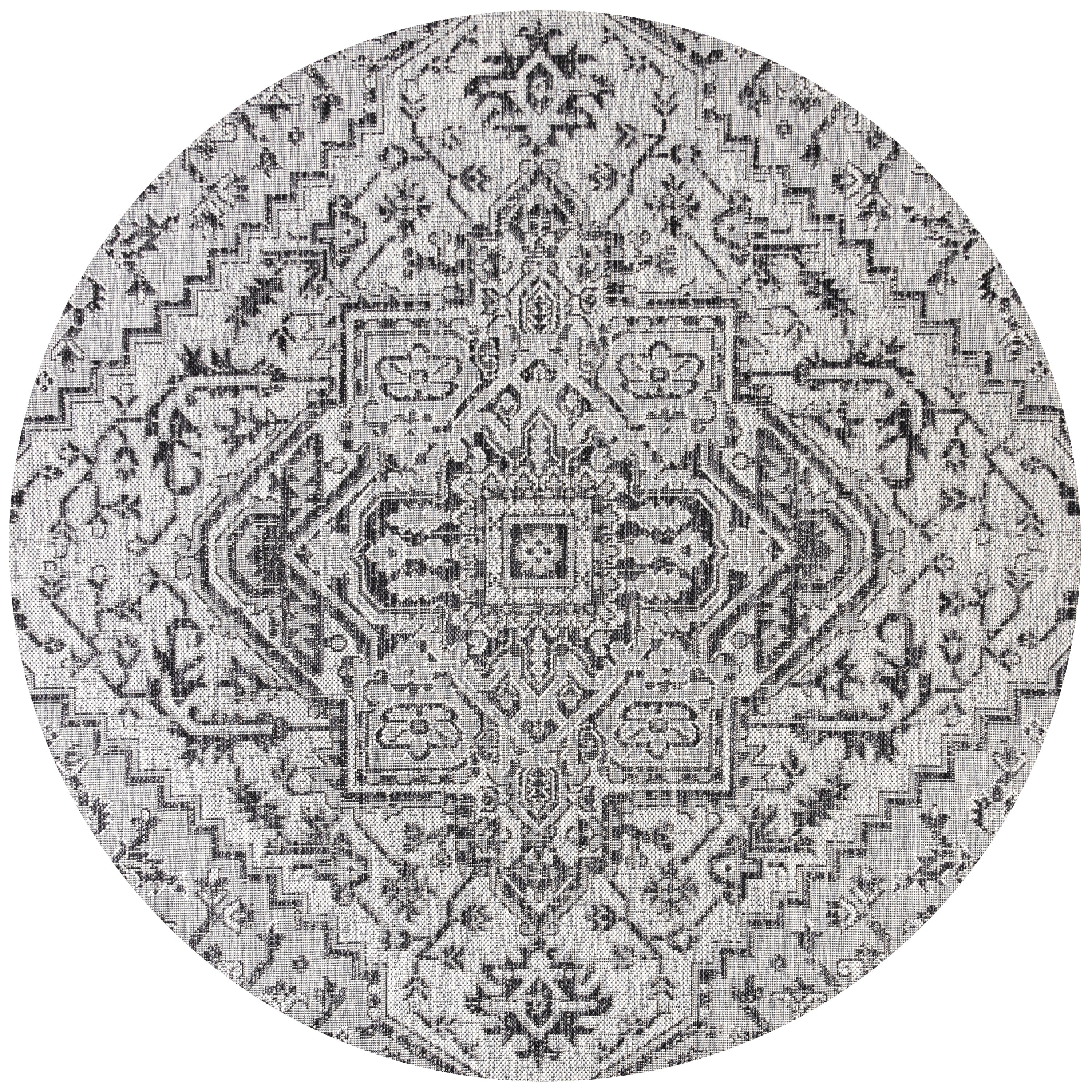 JONATHAN Y Charleston Medallion Indoor/Outdoor Area Rug