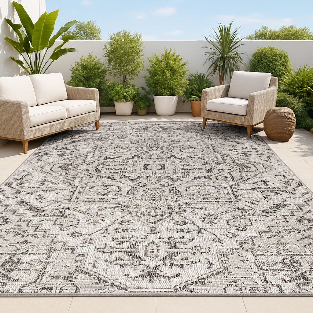 JONATHAN Y Charleston Medallion Indoor/Outdoor Area Rug