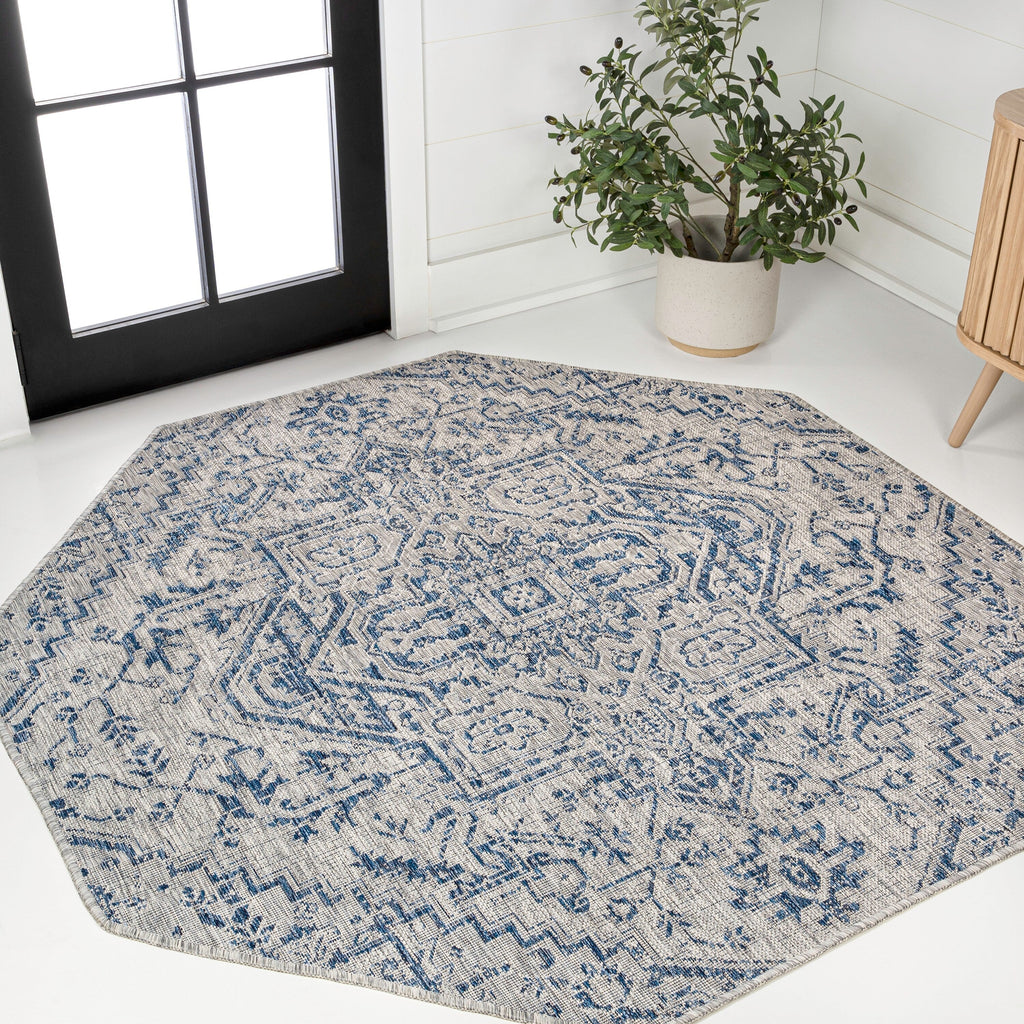 JONATHAN Y Charleston Medallion Indoor/Outdoor Area Rug