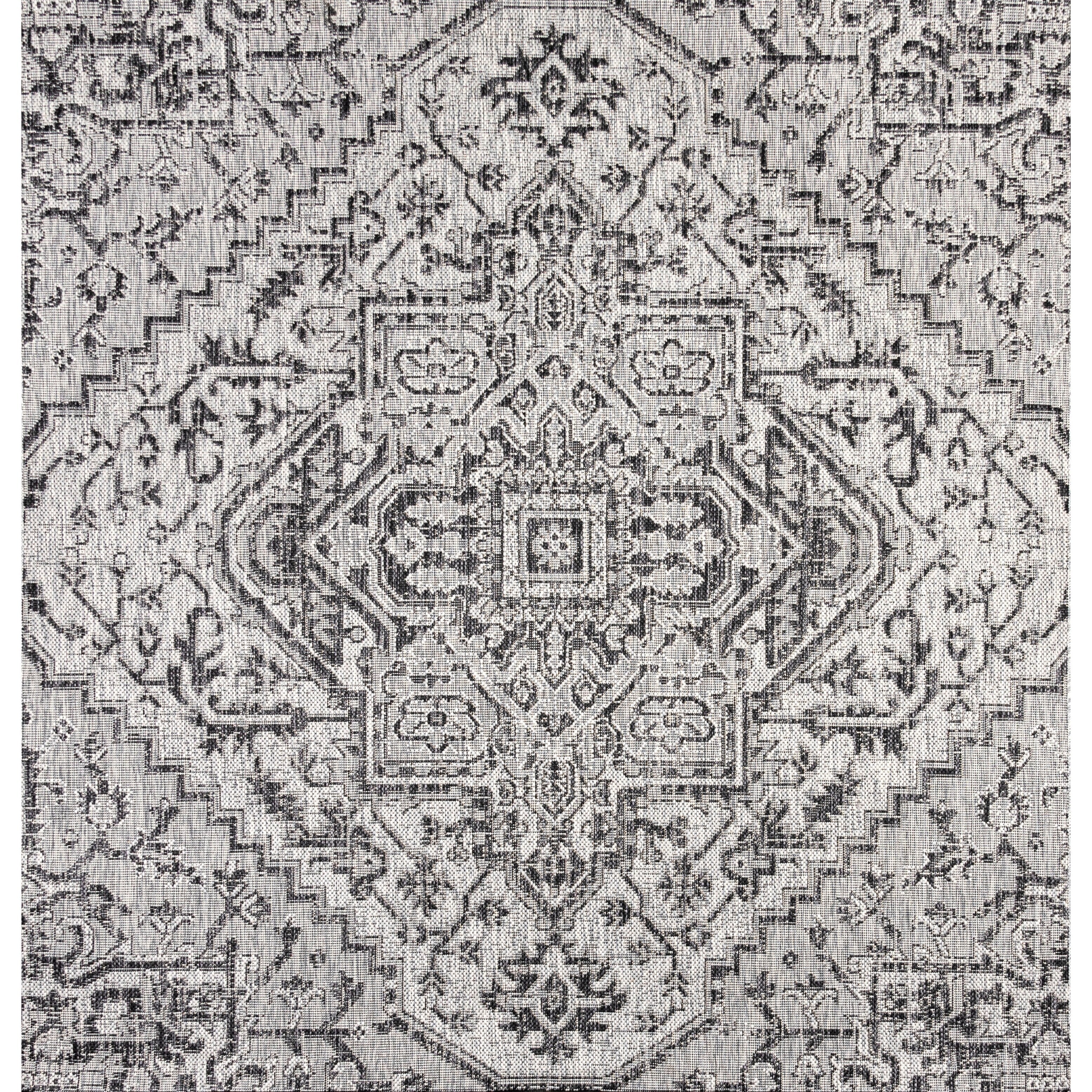 JONATHAN Y Charleston Medallion Indoor/Outdoor Area Rug