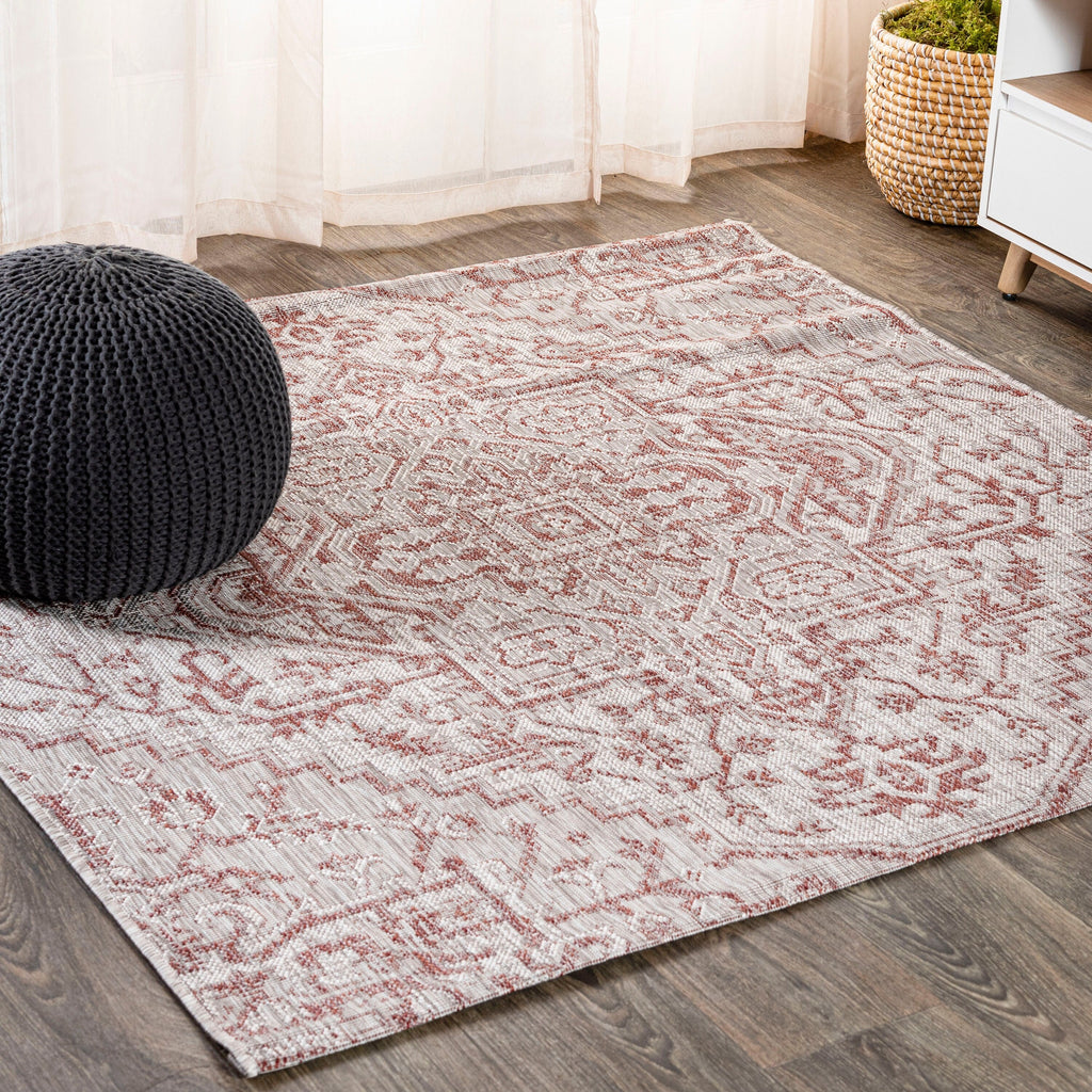 JONATHAN Y Charleston Medallion Indoor/Outdoor Area Rug