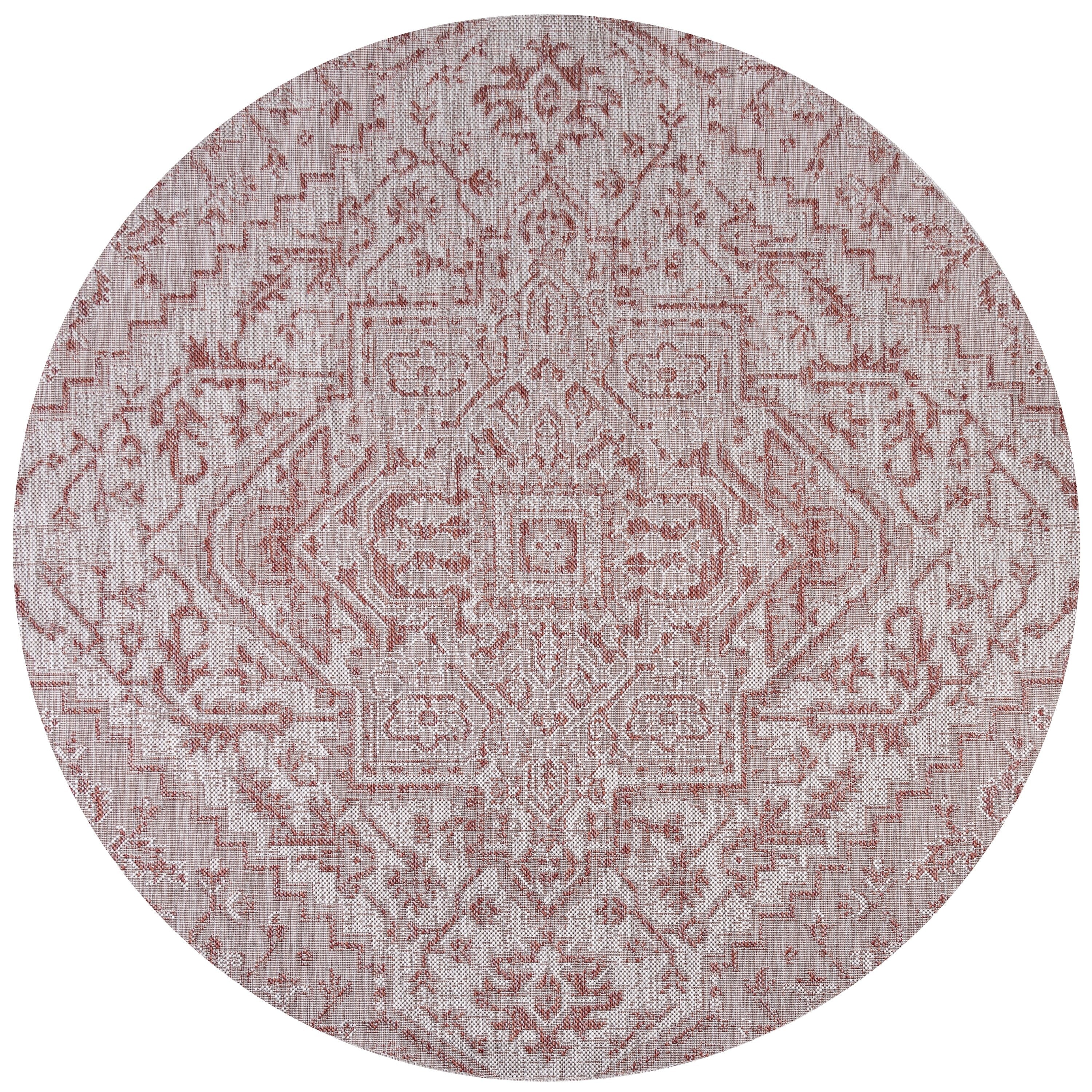 JONATHAN Y Charleston Medallion Indoor/Outdoor Area Rug