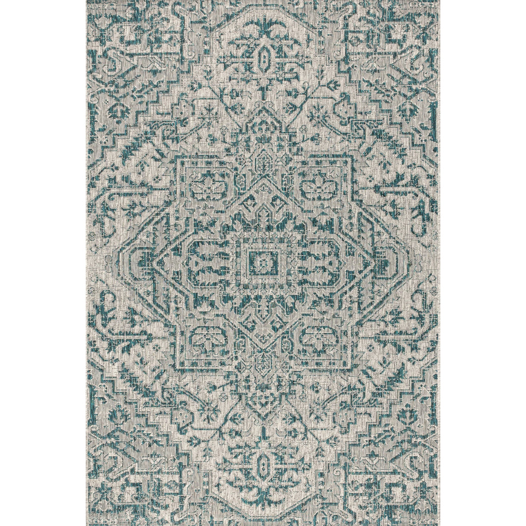 JONATHAN Y Charleston Medallion Indoor/Outdoor Area Rug