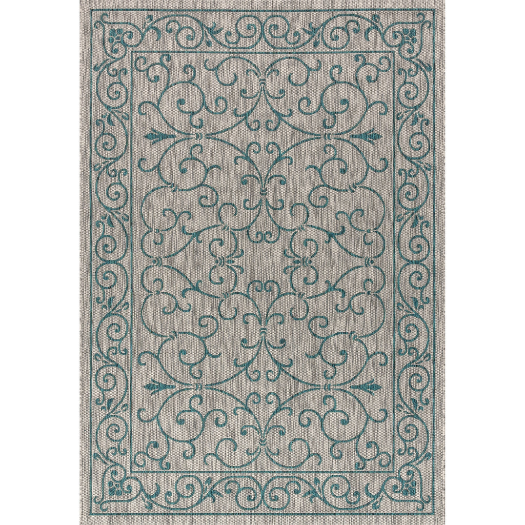 JONATHAN Y Filigree Textured Weave Indoor/Outdoor Area Rug