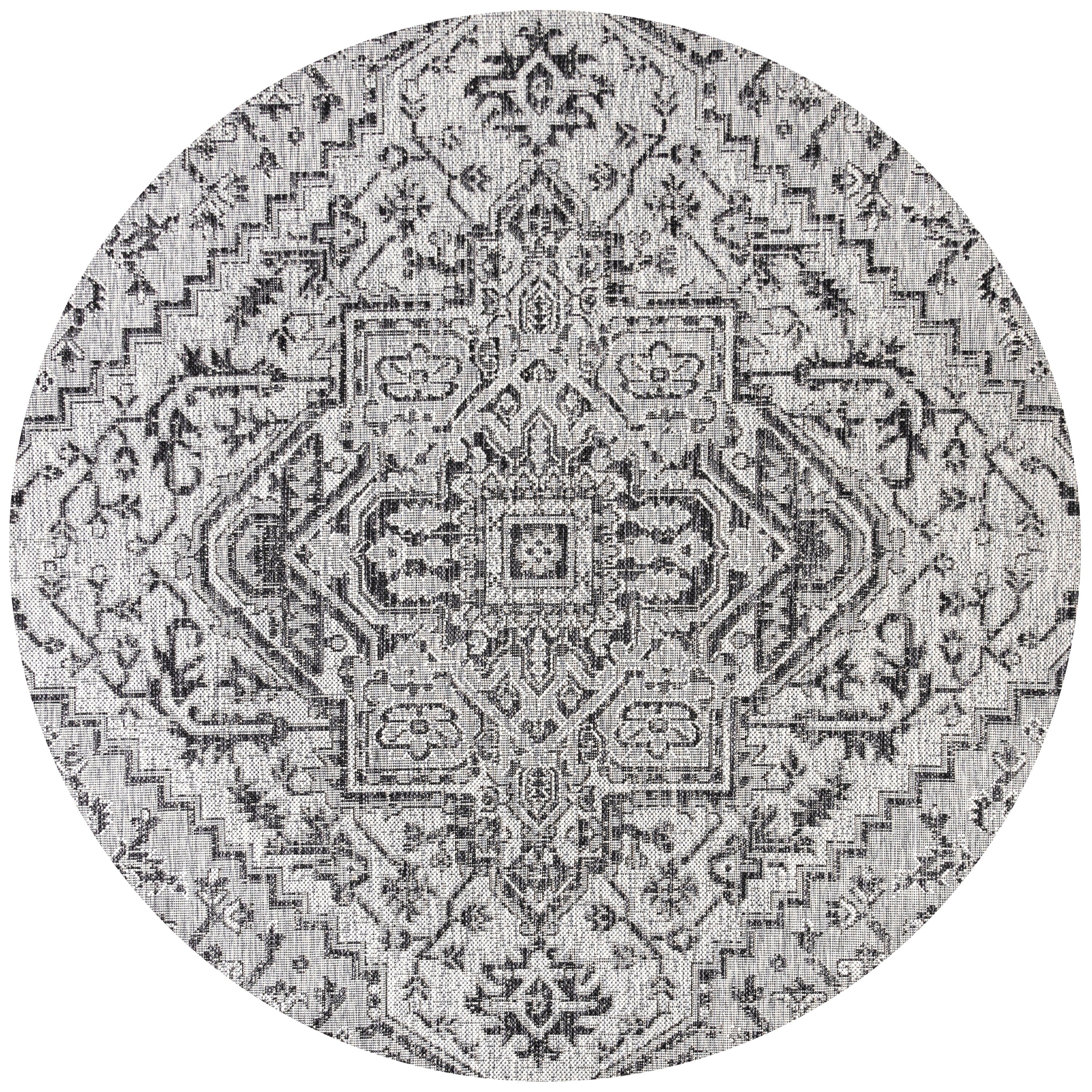 JONATHAN Y Charleston Medallion Indoor/Outdoor Area Rug