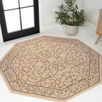 JONATHAN Y Filigree Textured Weave Indoor/Outdoor Area Rug