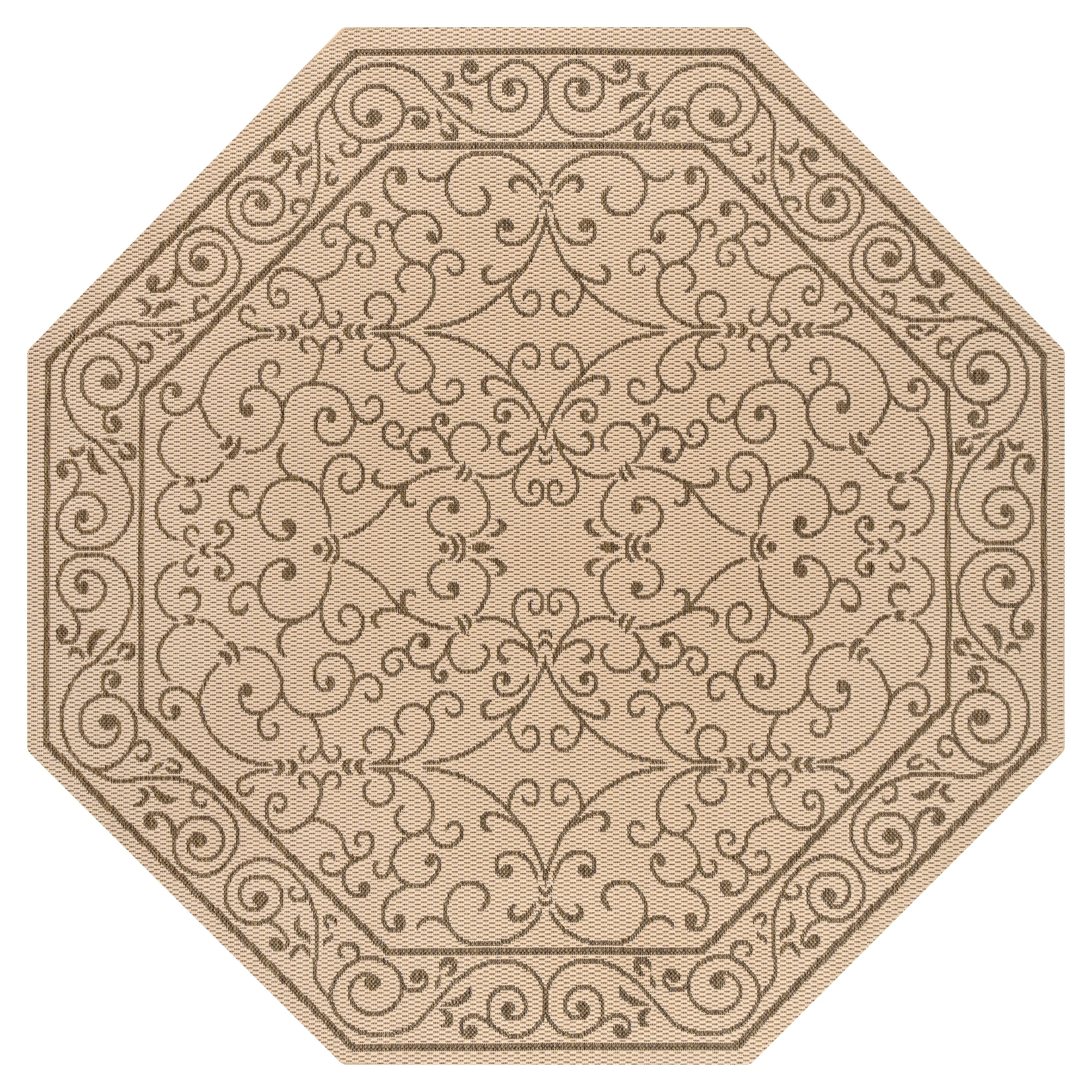 JONATHAN Y Filigree Textured Weave Indoor/Outdoor Area Rug