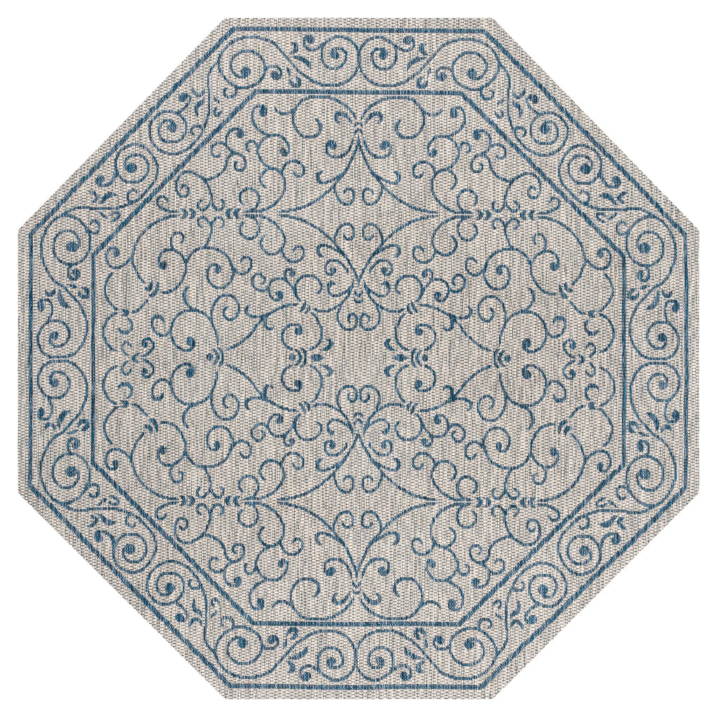 JONATHAN Y Filigree Textured Weave Indoor/Outdoor Area Rug