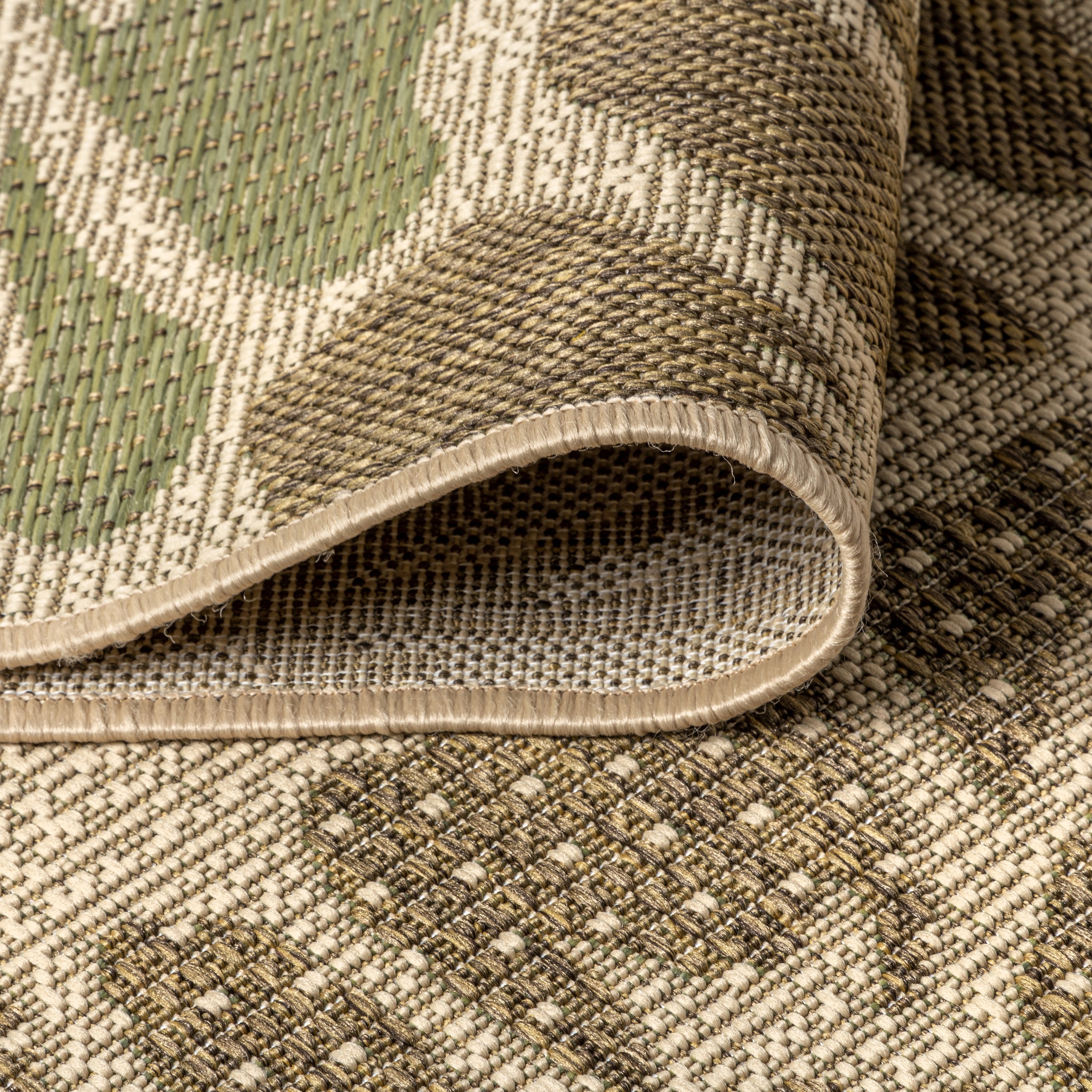 JONATHAN Y Floral Textured Weave Indoor/Outdoor Area Rug