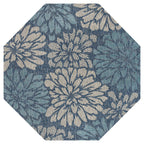 JONATHAN Y Floral Textured Weave Indoor/Outdoor Area Rug