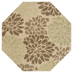 JONATHAN Y Floral Textured Weave Indoor/Outdoor Area Rug