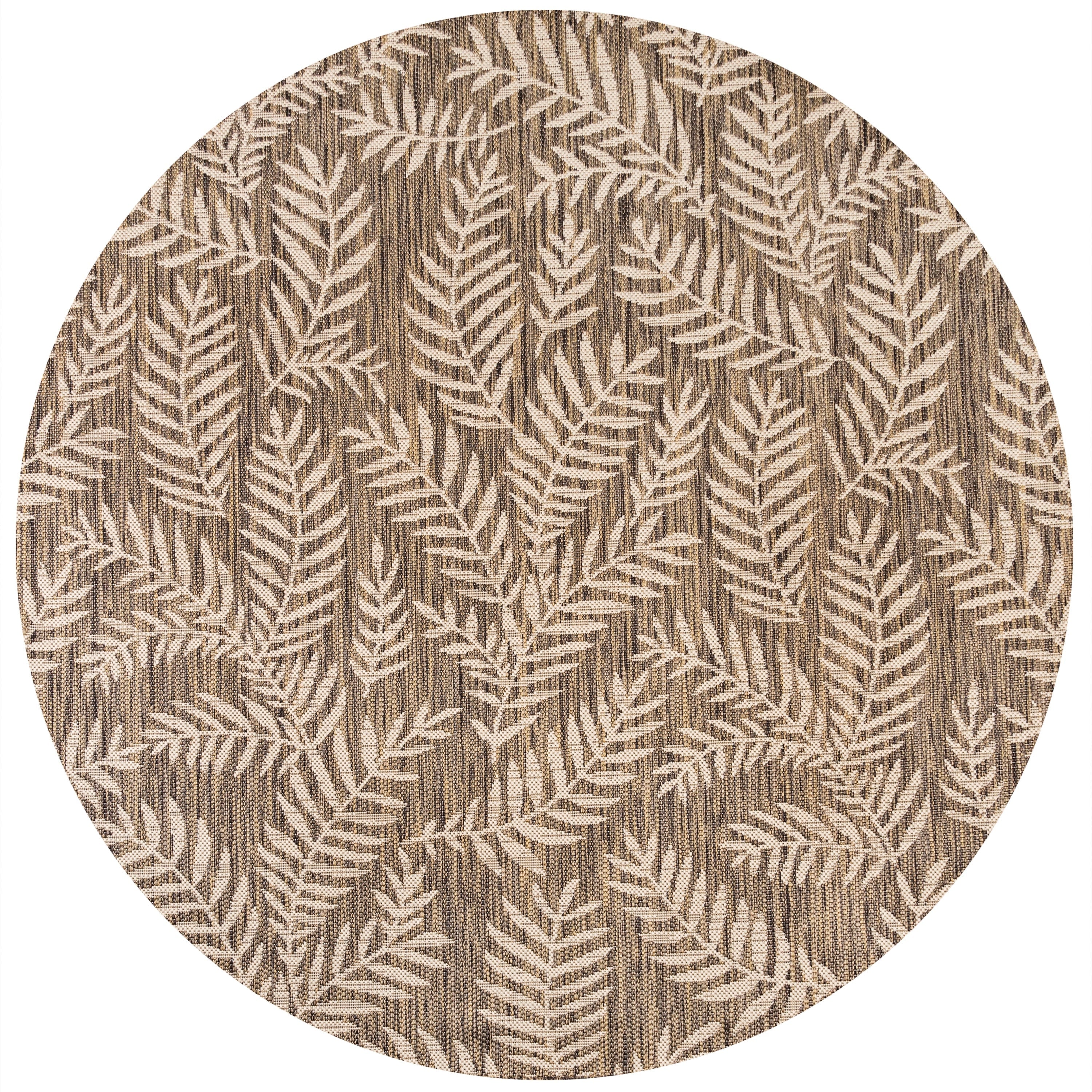 JONATHAN Y Galon Palm Frond Indoor/Outdoor Area Rug