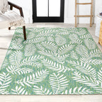 JONATHAN Y Galon Palm Frond Indoor/Outdoor Area Rug