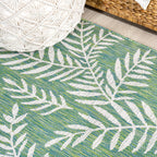 JONATHAN Y Galon Palm Frond Indoor/Outdoor Area Rug