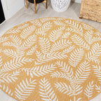 JONATHAN Y Galon Palm Frond Indoor/Outdoor Area Rug
