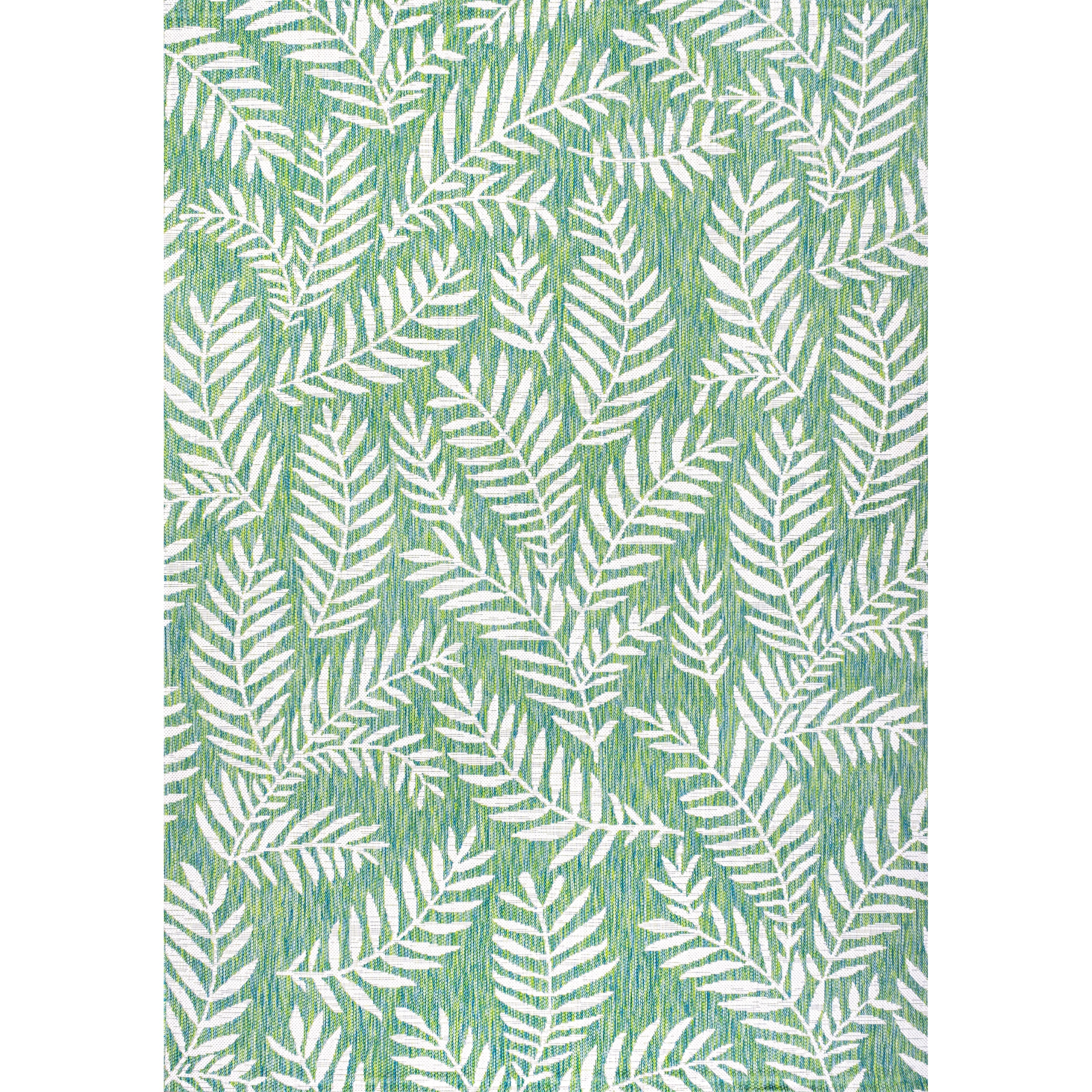 JONATHAN Y Galon Palm Frond Indoor/Outdoor Area Rug