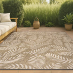 JONATHAN Y Galon Palm Frond Indoor/Outdoor Area Rug