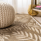 JONATHAN Y Galon Palm Frond Indoor/Outdoor Area Rug