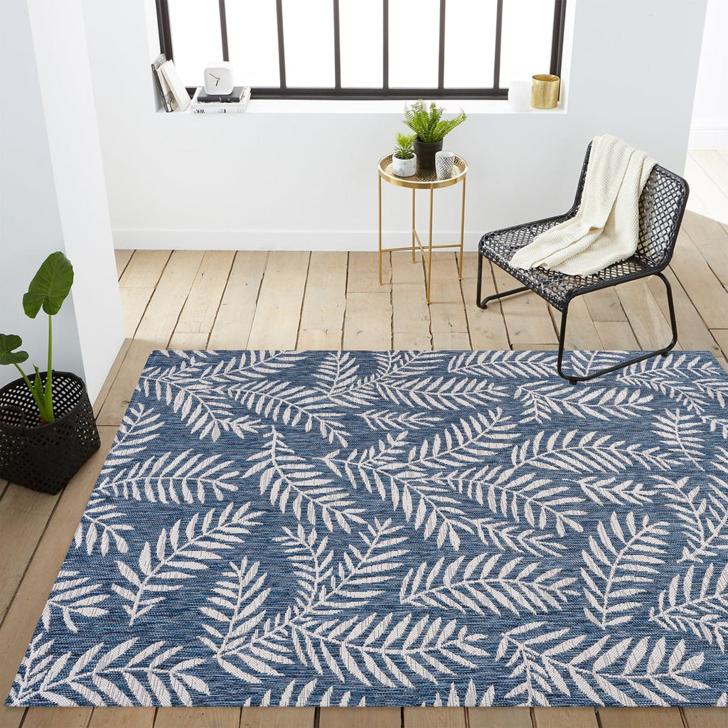 JONATHAN Y Galon Palm Frond Indoor/Outdoor Area Rug