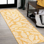 JONATHAN Y Galon Palm Frond Indoor/Outdoor Area Rug