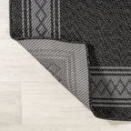 JONATHAN Y Havana Classic Diamond Border Indoor/Outdoor Area Rug