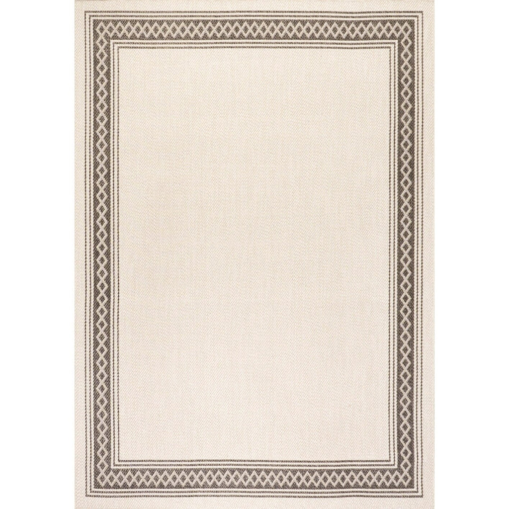 JONATHAN Y Havana Classic Diamond Border Indoor/Outdoor Area Rug