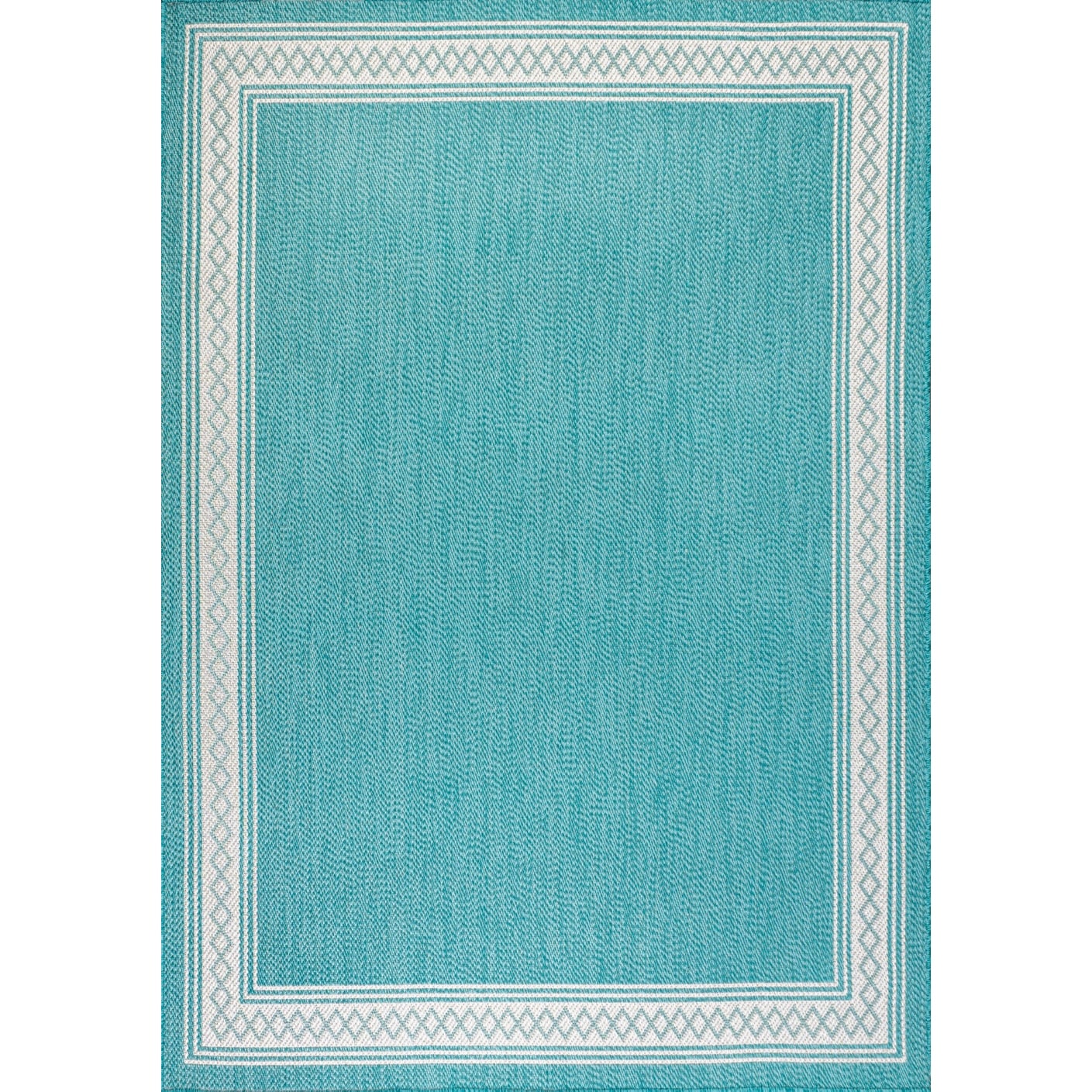 JONATHAN Y Havana Classic Diamond Border Indoor/Outdoor Area Rug
