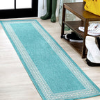 JONATHAN Y Havana Classic Diamond Border Indoor/Outdoor Area Rug
