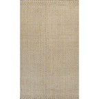 JONATHAN Y Hiro Hand Woven Boucle Chunky Jute Area Rug