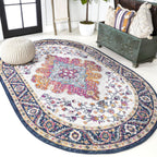 JONATHAN Y Inigo FLAIR Boho Vintage Medallion Area Rug