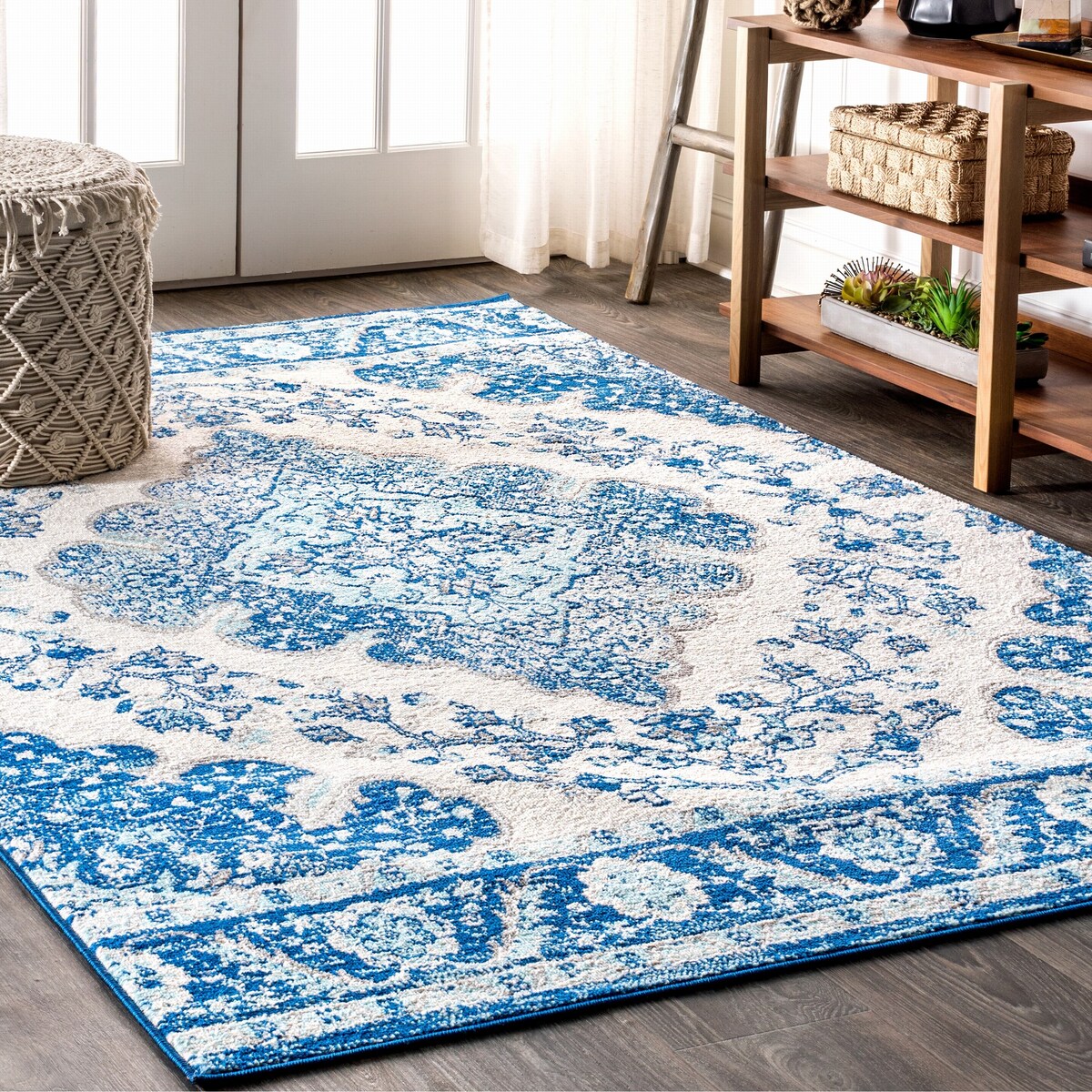 JONATHAN Y Inigo FLAIR Boho Vintage Medallion Area Rug