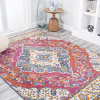 JONATHAN Y Inigo FLAIR Boho Vintage Medallion Area Rug