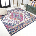 JONATHAN Y Inigo FLAIR Boho Vintage Medallion Area Rug