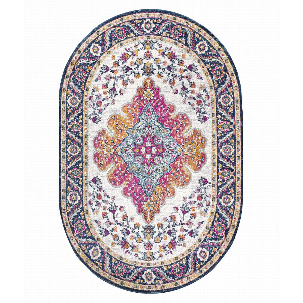 JONATHAN Y Inigo FLAIR Boho Vintage Medallion Area Rug