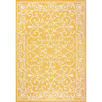 JONATHAN Y Filigree Textured Weave Indoor/Outdoor Area Rug