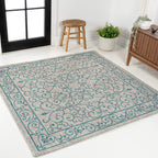 JONATHAN Y Filigree Textured Weave Indoor/Outdoor Area Rug