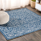 JONATHAN Y Filigree Textured Weave Indoor/Outdoor Area Rug