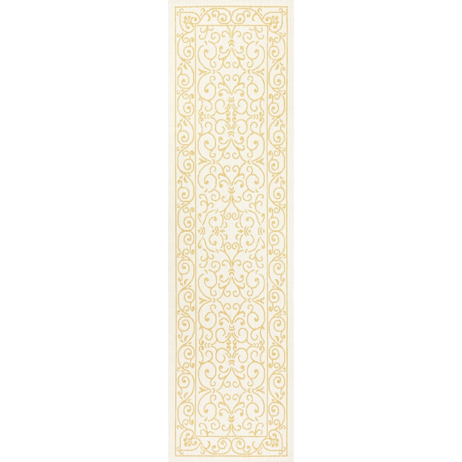JONATHAN Y Filigree Textured Weave Indoor/Outdoor Area Rug