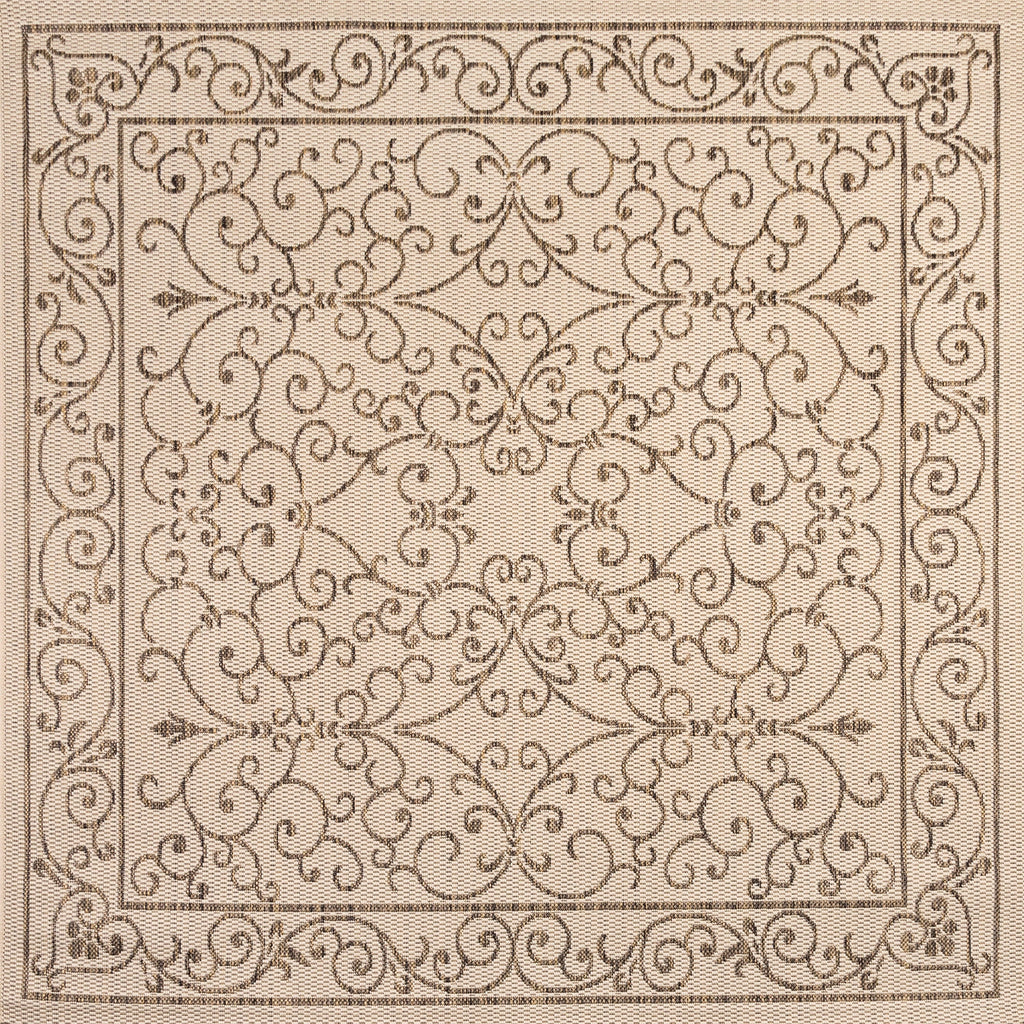 JONATHAN Y Filigree Textured Weave Indoor/Outdoor Area Rug