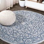JONATHAN Y Filigree Textured Weave Indoor/Outdoor Area Rug