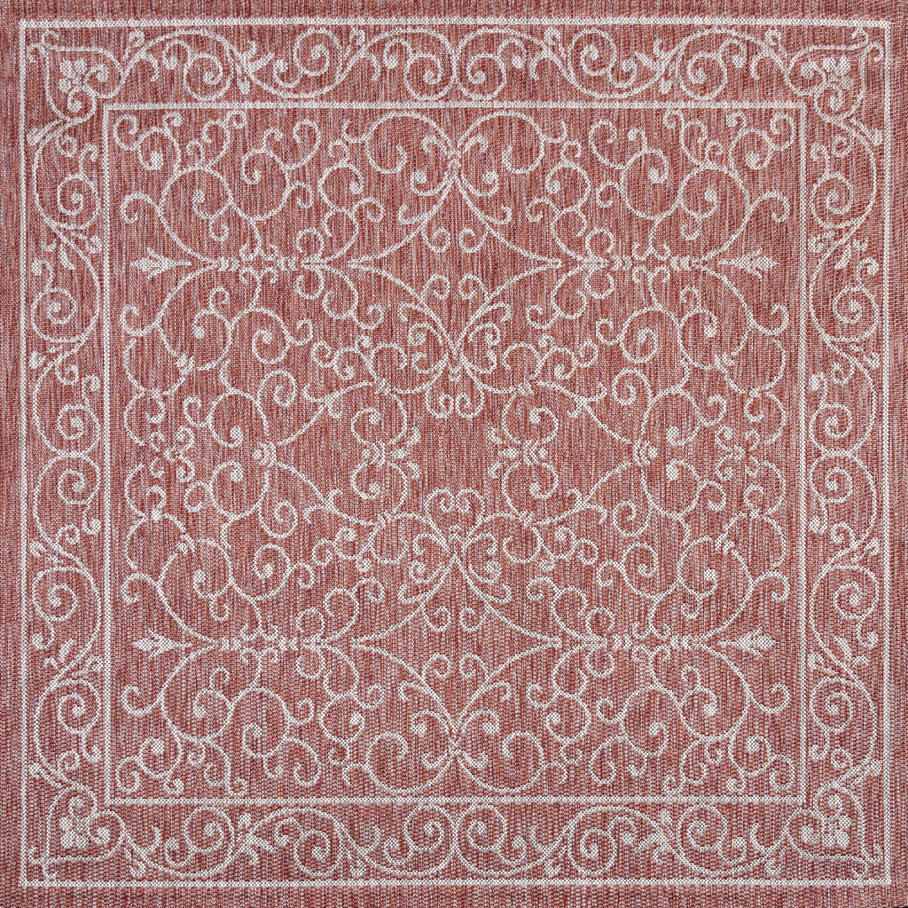 JONATHAN Y Filigree Textured Weave Indoor/Outdoor Area Rug