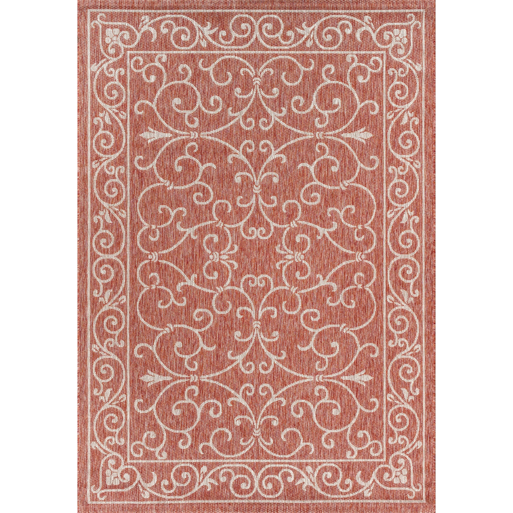 JONATHAN Y Filigree Textured Weave Indoor/Outdoor Area Rug
