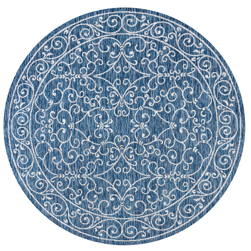 JONATHAN Y Filigree Textured Weave Indoor/Outdoor Area Rug