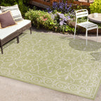 JONATHAN Y Filigree Textured Weave Indoor/Outdoor Area Rug